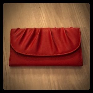 NWOT - red wallet/clutch